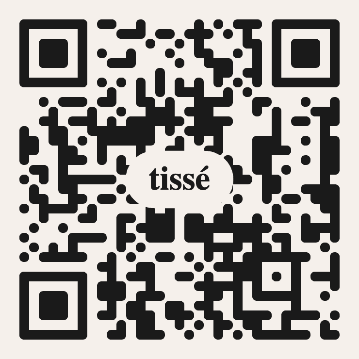 QR code pour télécharger l'app tissé